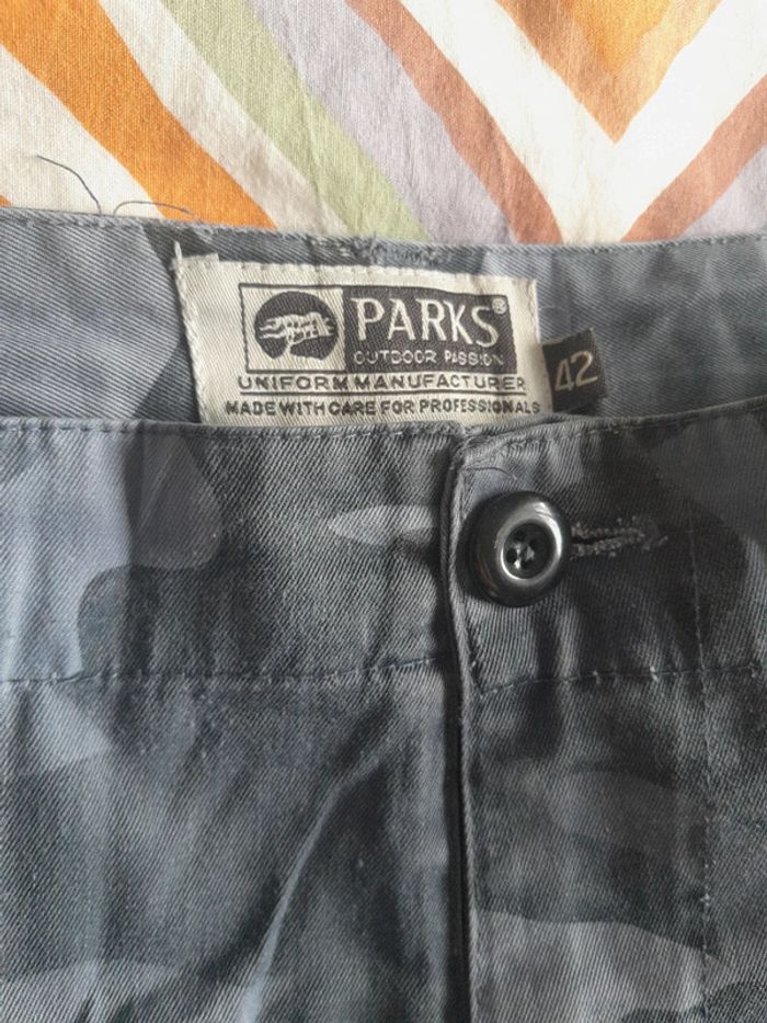 Treillis militaire bleu 42 park's - photo numéro 5