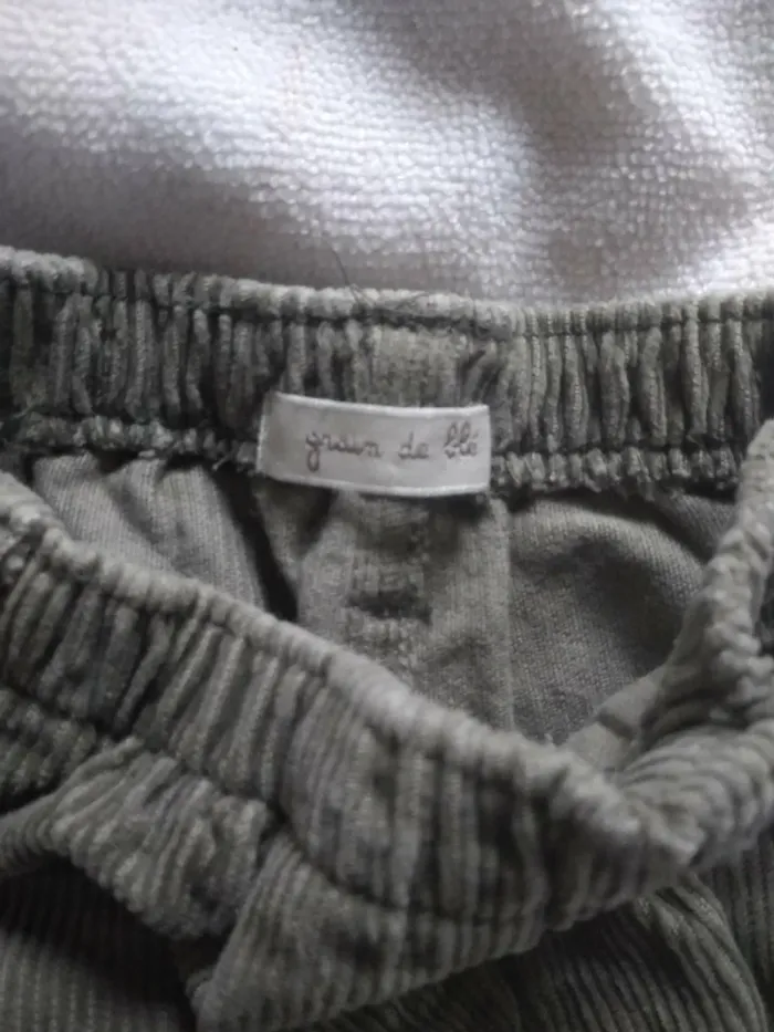 Pantalon Garçon 6 Mois Velours - photo numéro 2
