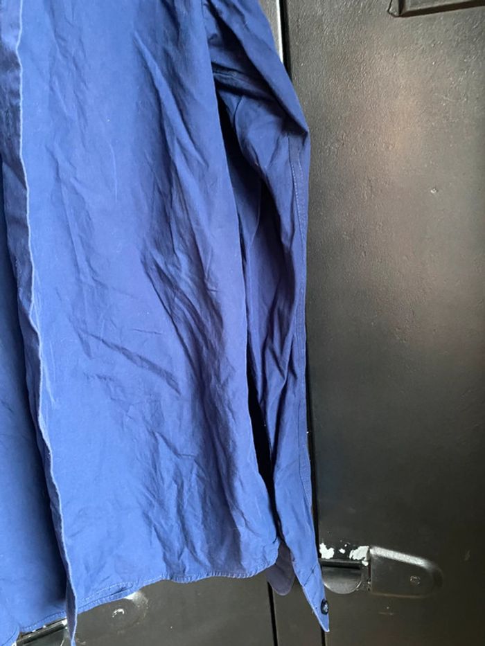 Chemise homme, bleu marine, taille 40 , Fusaro - photo numéro 3