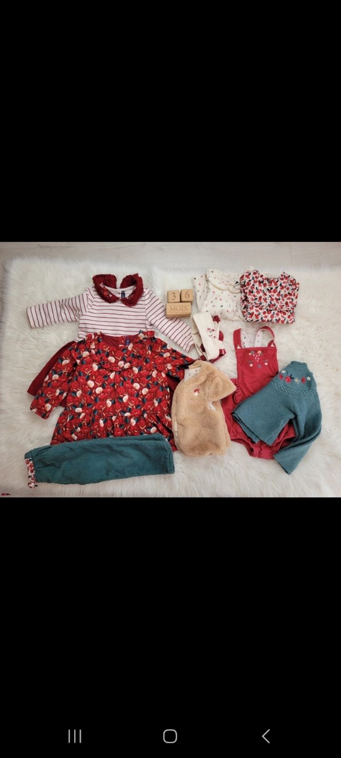 Ensemble  9pieces sergent major 36mois