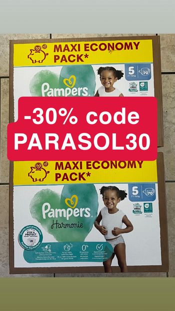 140 couches taille 5 Pampers harmonie