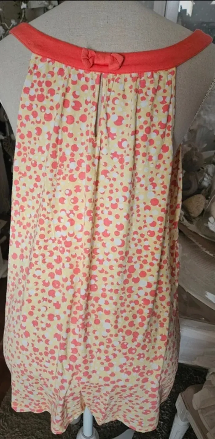 Haut jaune orangé Phildar Taille XL - photo numéro 3
