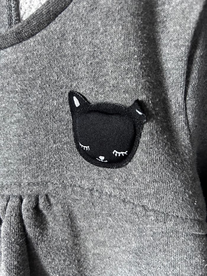 Robe chat gris chaude et confortable 4 ans kidkanaï - photo numéro 2