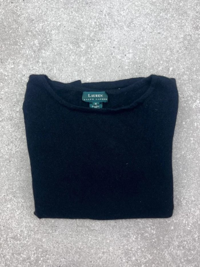 🖤 Pull noir manches longues Ralph Lauren taille M 🖤