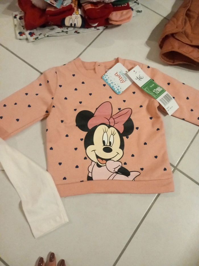 Lot de 2 pull minnie et peppa - photo numéro 2