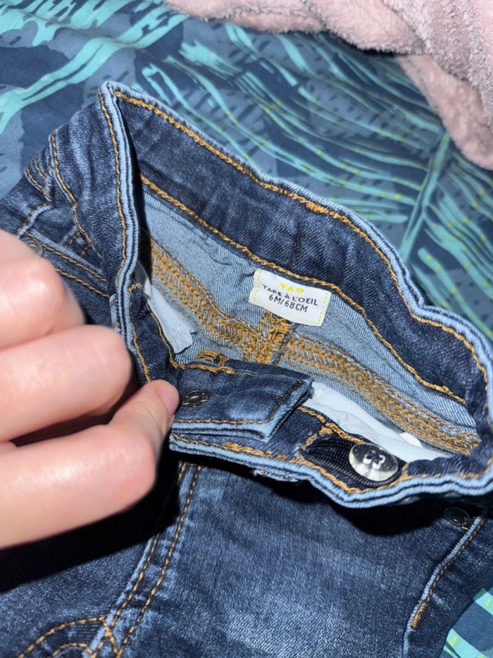 Jeans tape à l’œil 6 mois - photo numéro 2
