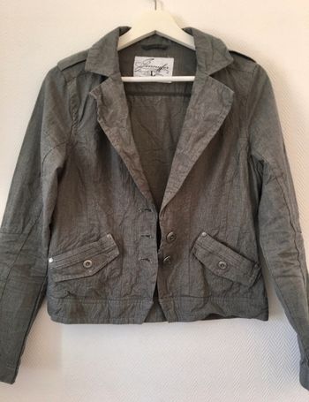 Veste à carreaux grise 🌿