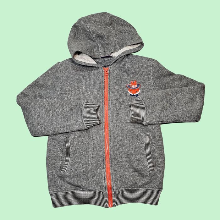 Veste chaude à capuche doublé sherpa – Sergent Major - Fox Cowboy – Taille 10 ans - photo numéro 4