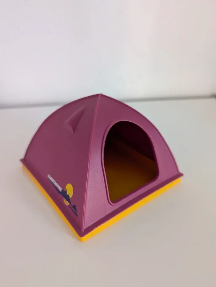 Pièce détachée tente violette du playmobil 3844 campeur et tente