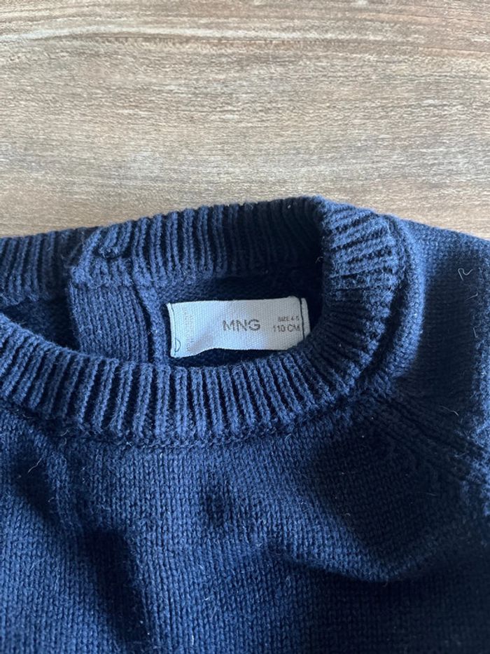 Pull bleu marine Mango - photo numéro 2