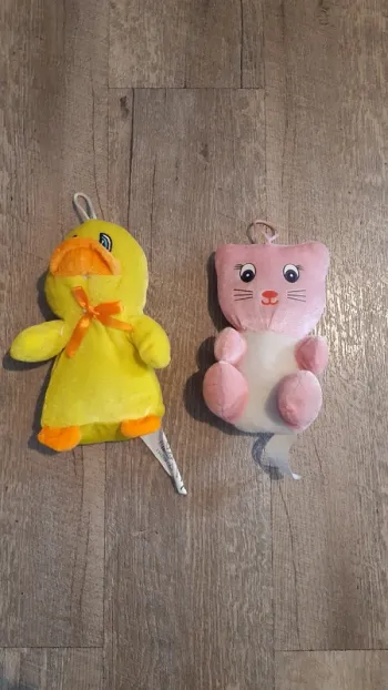 Lot de 2 peluches