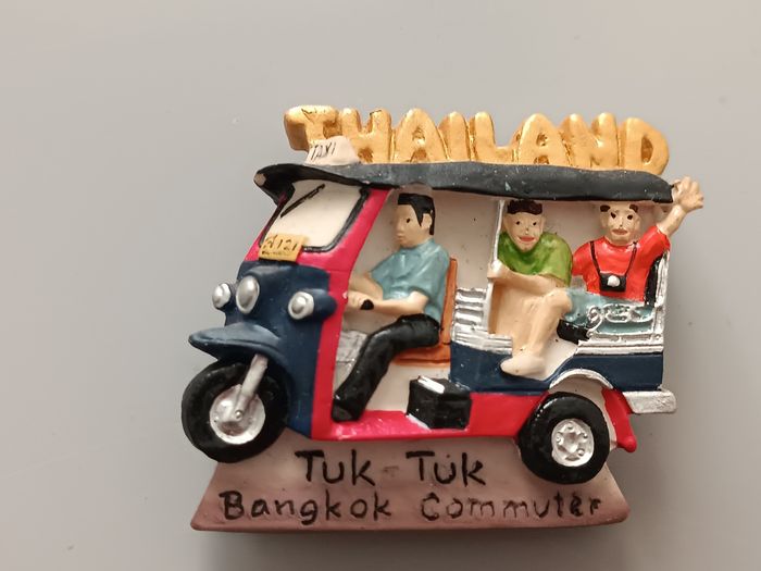 Aimant tuk tuk Bangkok - photo numéro 3