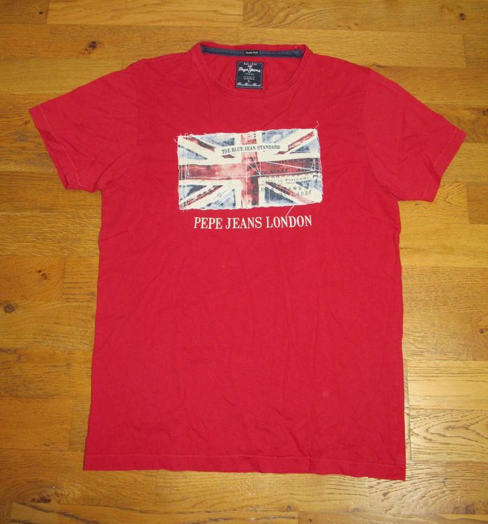 T-shirt Pepe Jeans London rouge - Taille S