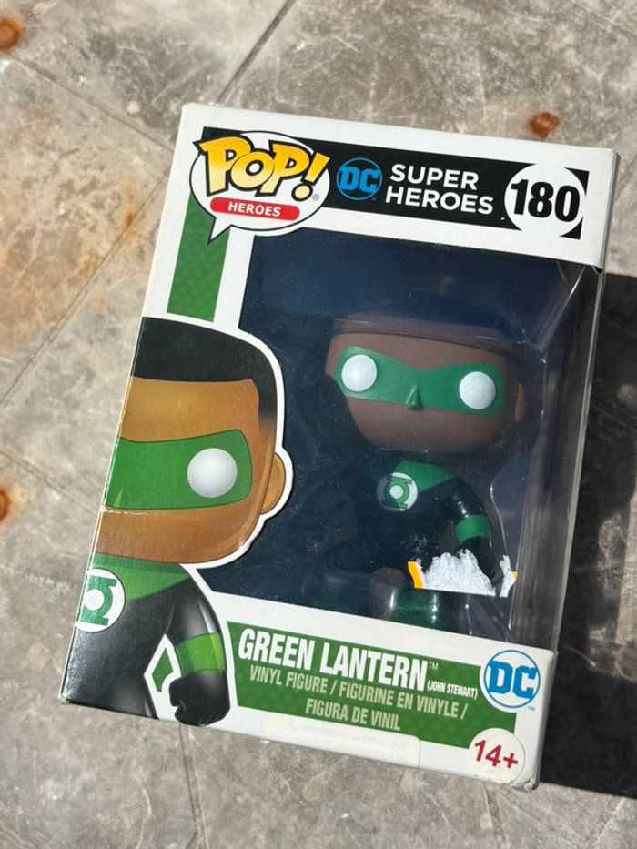 🟢Funko Pop 180 DC Super Heroes Green Lantern John Stewart Exclusive 🟢 - photo numéro 5