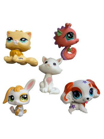 Lot de 5 figurines Littlest PetShop Hasbro
