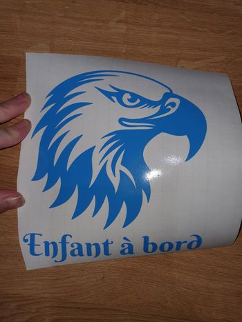 Stickers voiture aigle