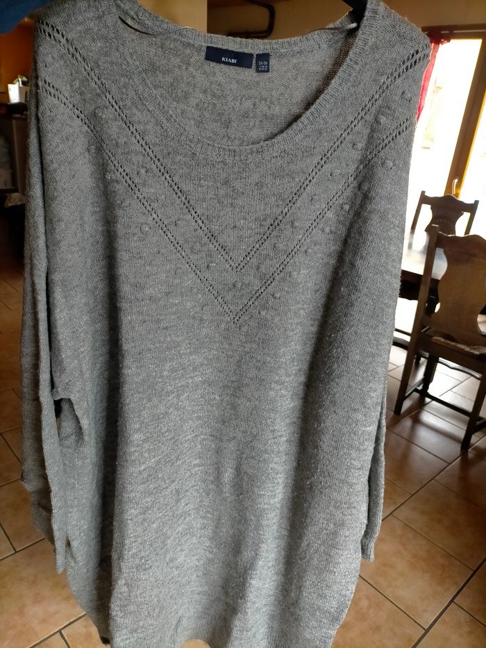 Robe pull grise Kiabi - photo numéro 3