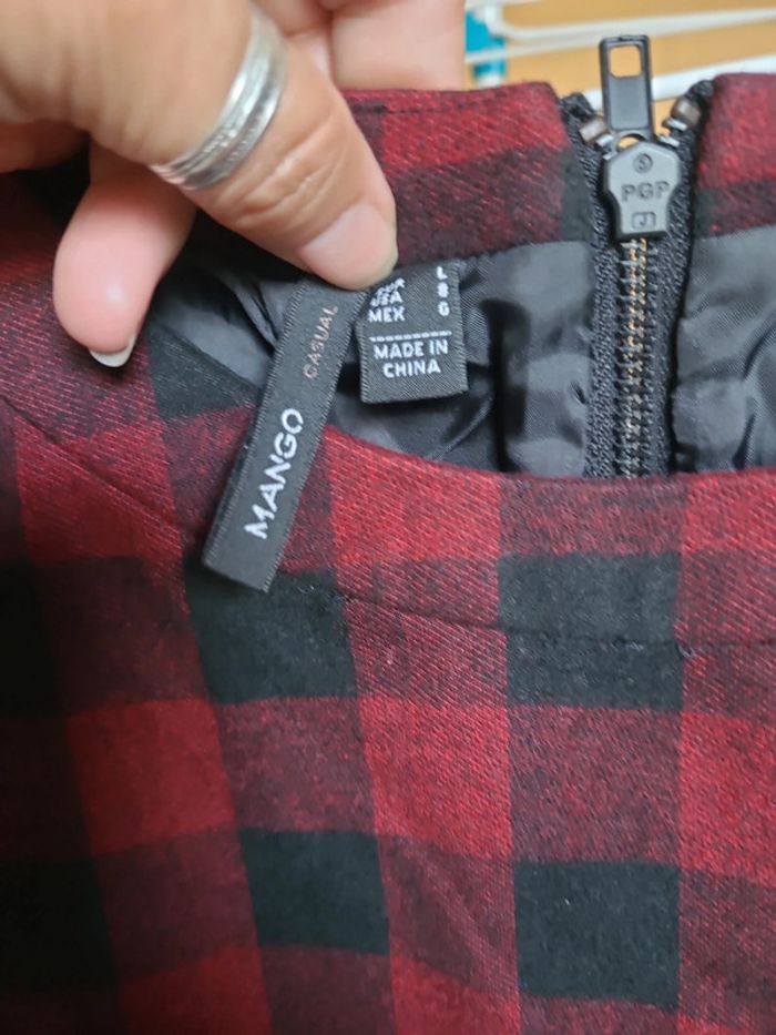 robe mango a carreaux taille 40 - photo numéro 2