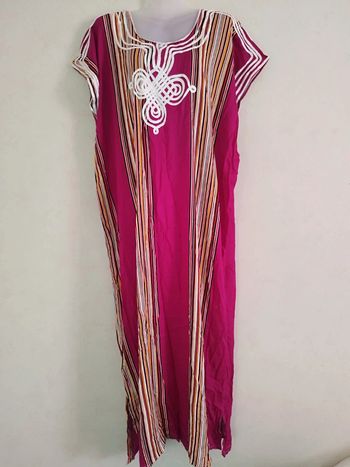 Robe longue ethnique fluide