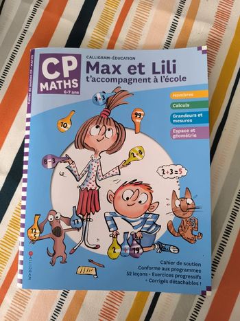 Cp maths. Max et Lili t'accompagnent à l'école