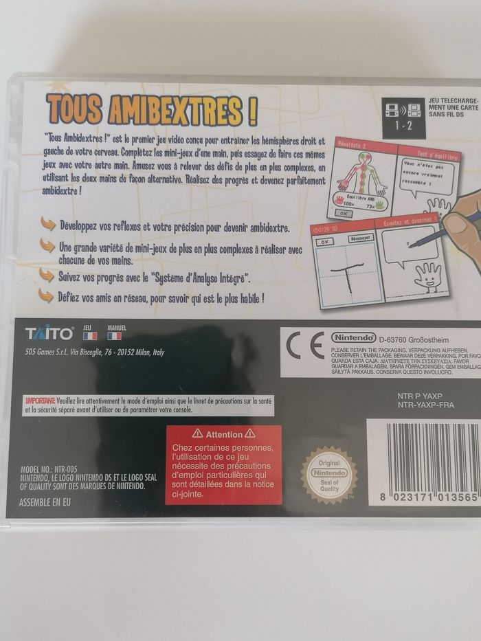 Jeu tous ambidextres Nintendo Ds ✍️ - photo numéro 2