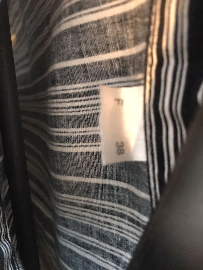 Chemise rayées blanche et noir - photo numéro 3