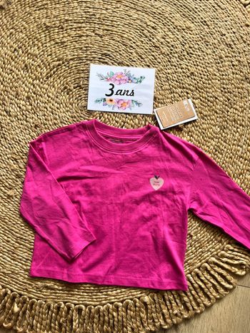 Teeshirt coton col rond vertbaudet
