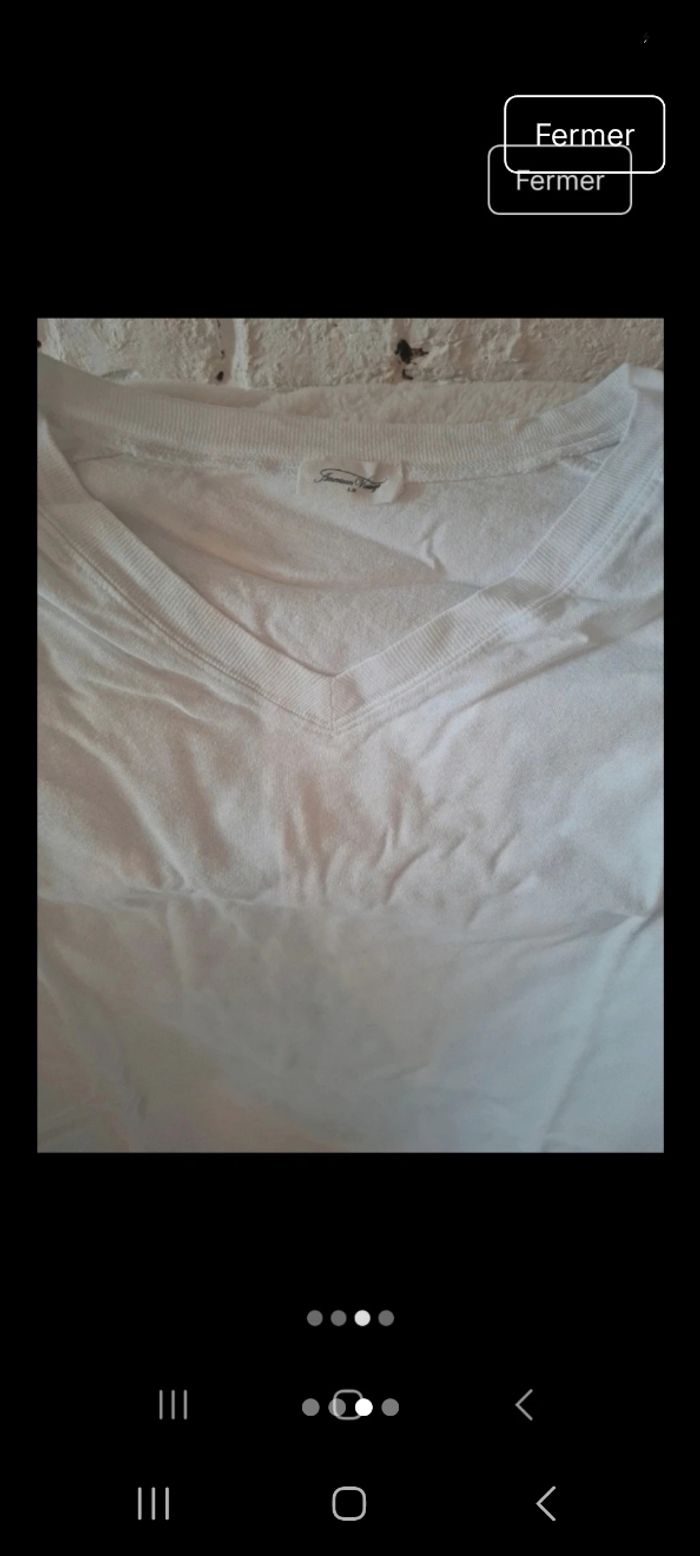 Robe american vintage blanche xs/s - photo numéro 3