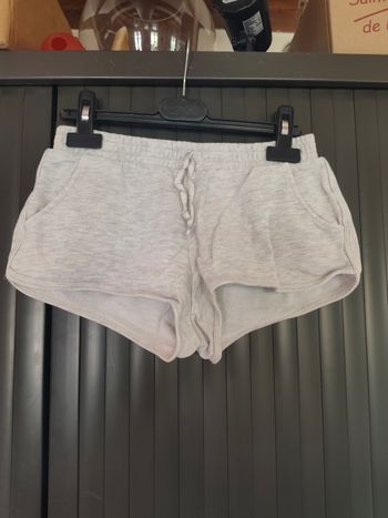 Mini short Kiabi 12 ans gris clair 