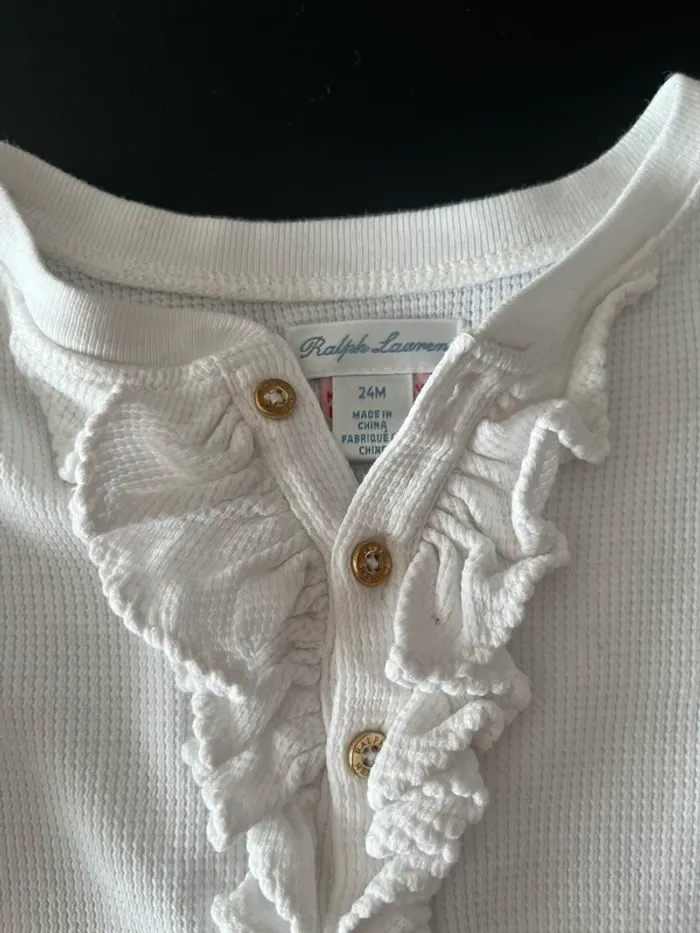 T shirt blanc Ralph Lauren - photo numéro 4