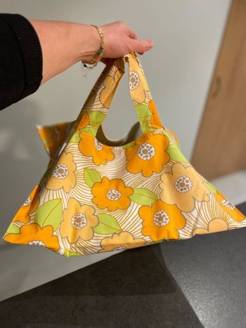 Sac à tarte vintage/ sac à gâteau