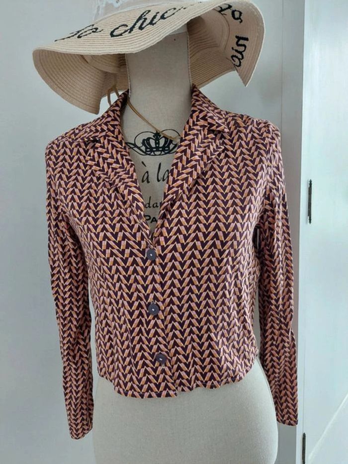 Etat neuf chemise blouse Stradivarius Taille M - photo numéro 2