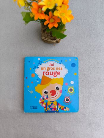 Livre sonore J'ai un gros nez rouge Lito