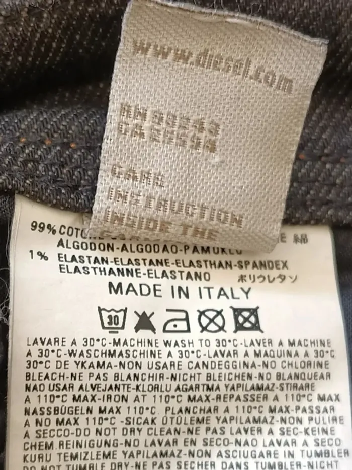 Jean Diesel modéle liv, coupe slim fit,taille basse,stretch - photo numéro 11
