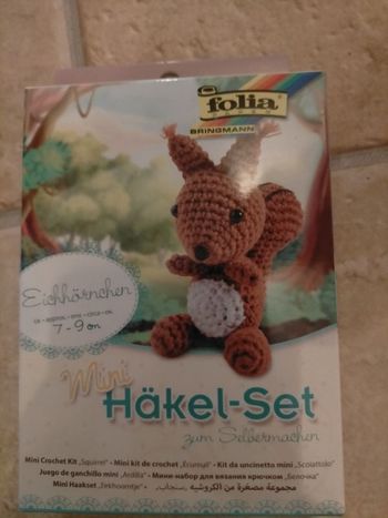 Mini kit de crochet écureuil