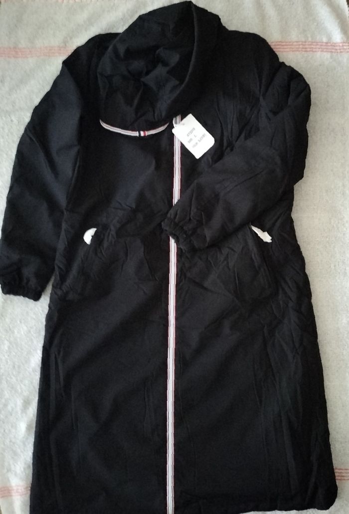 Manteau long réversible taille L neuf