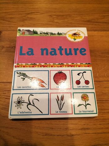 Livre " La Nature" - premières images premiers mots