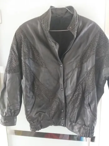 Veste en cuir vintage
