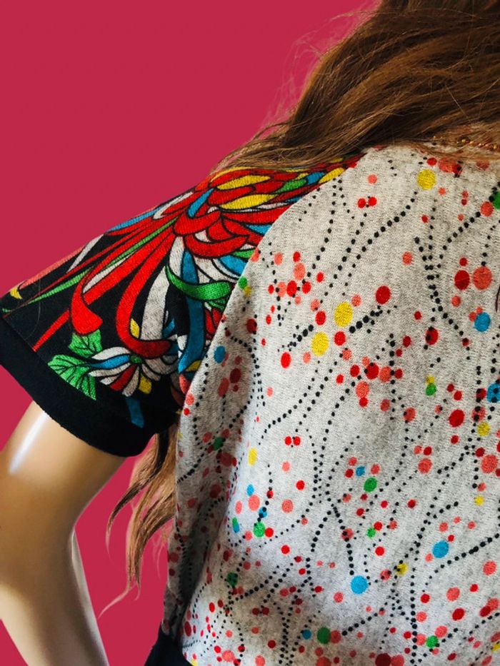 🩶🌹Robe d’automne gris multicolore Smash original multicolor dress🌹🩶 - photo numéro 10