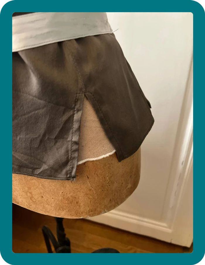 Top vintage soie et tulle coton vintage 36 - Atos Lombardini - photo numéro 10