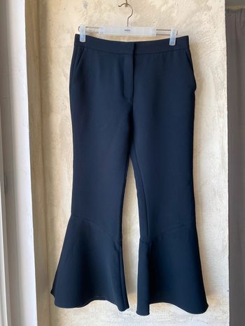 Pantalon évasé noir Sandro 40