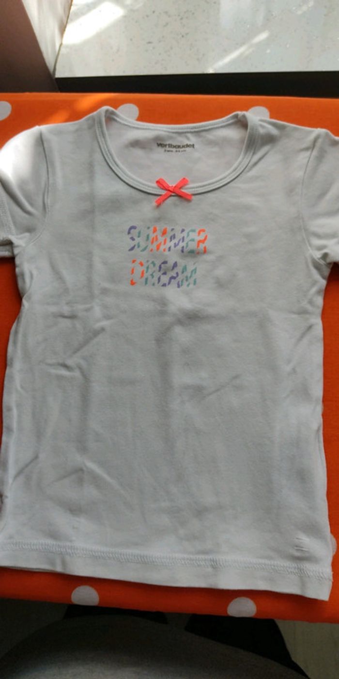 Tee-shirt chemise maillot de corps 3 ans 94 cm