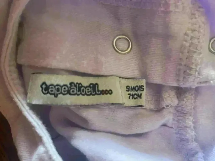 T shirt 9 mois tape à l'œil 71 cm - photo numéro 3
