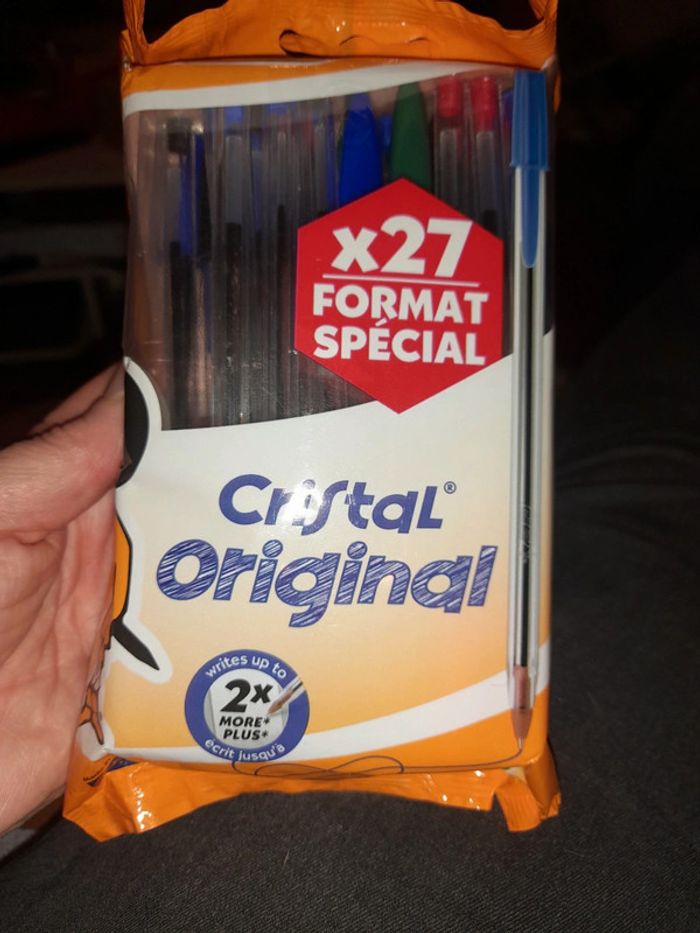 Paquet 27 cristal original Bic