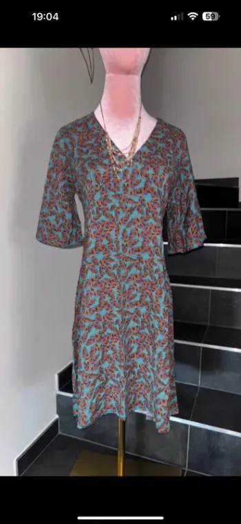 Magnifique robe artisanale t 38