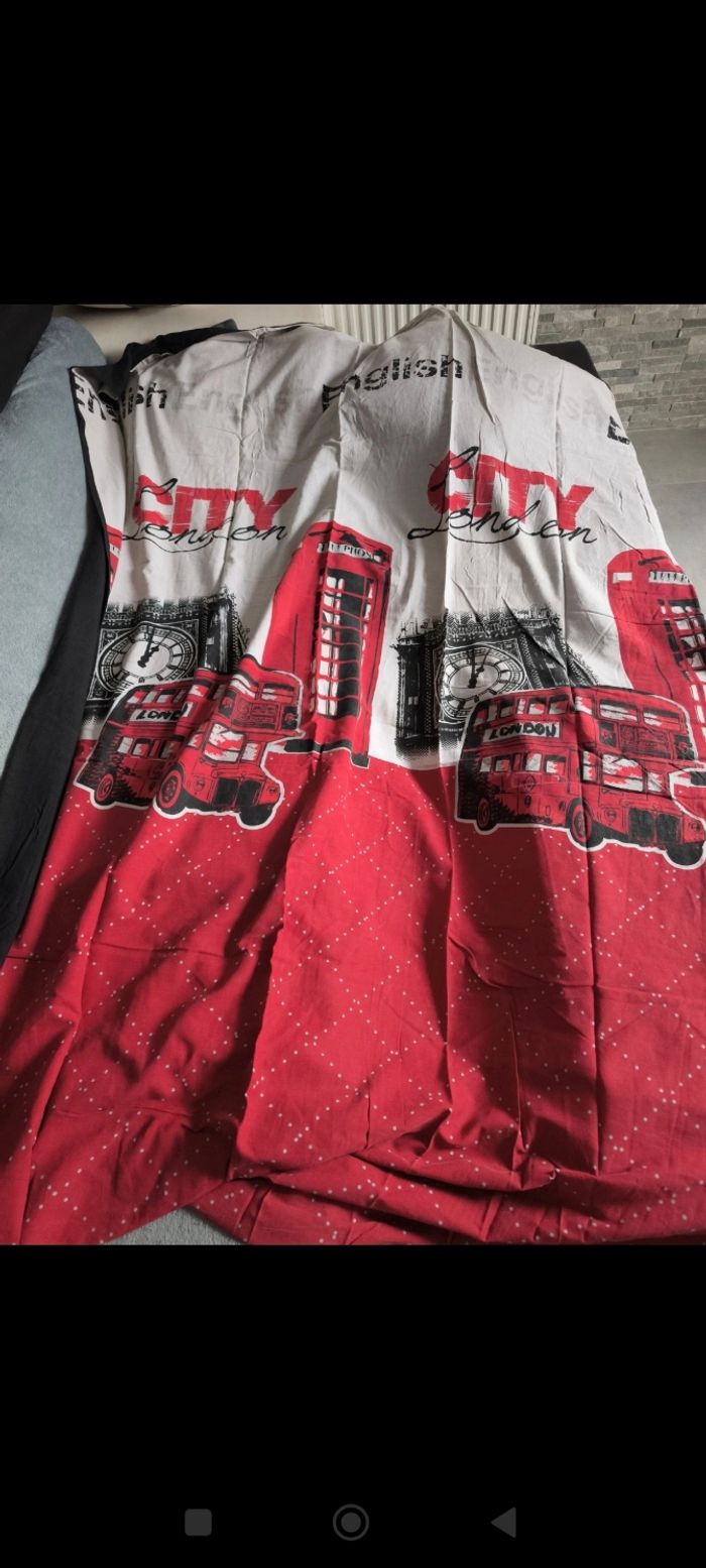 🛏️ Housse de couette Londres 🇬🇧 140x240 – très bon état