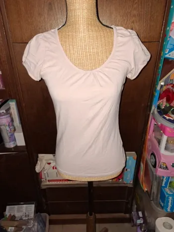 Tee-shirt rose pâle 38/40