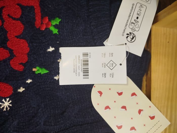 Lot de pull de Noël bébé T.9mois - photo numéro 8