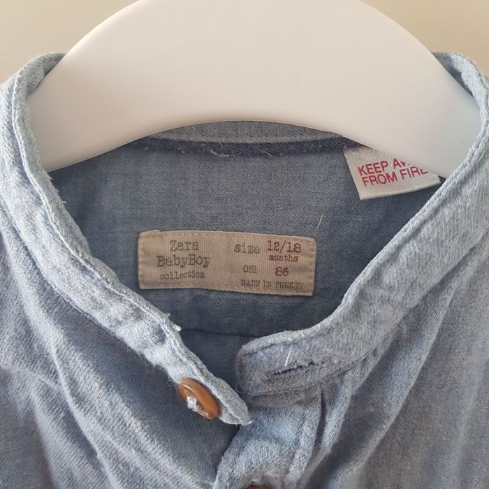 Chemise bleue pour garçon - photo numéro 2