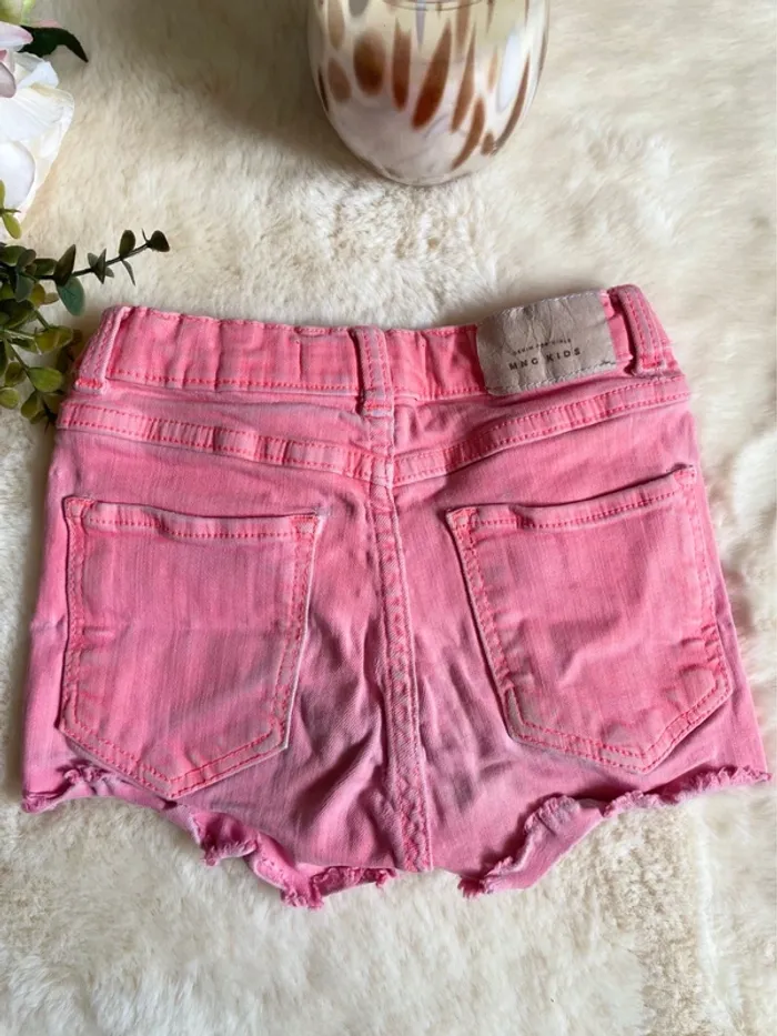 💜Mini short Mango rose délavé - 6 ans TBE 💜 - photo numéro 6